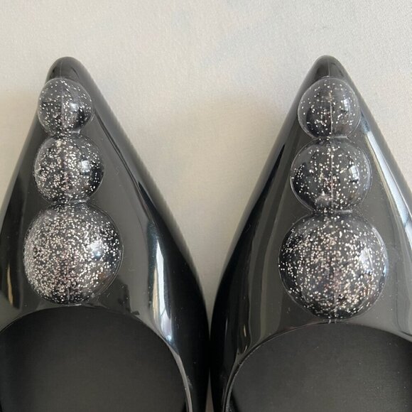 Melissa x Karl Lagerfeld Rubber Pointed Toe Flats - Picture 5 of 8